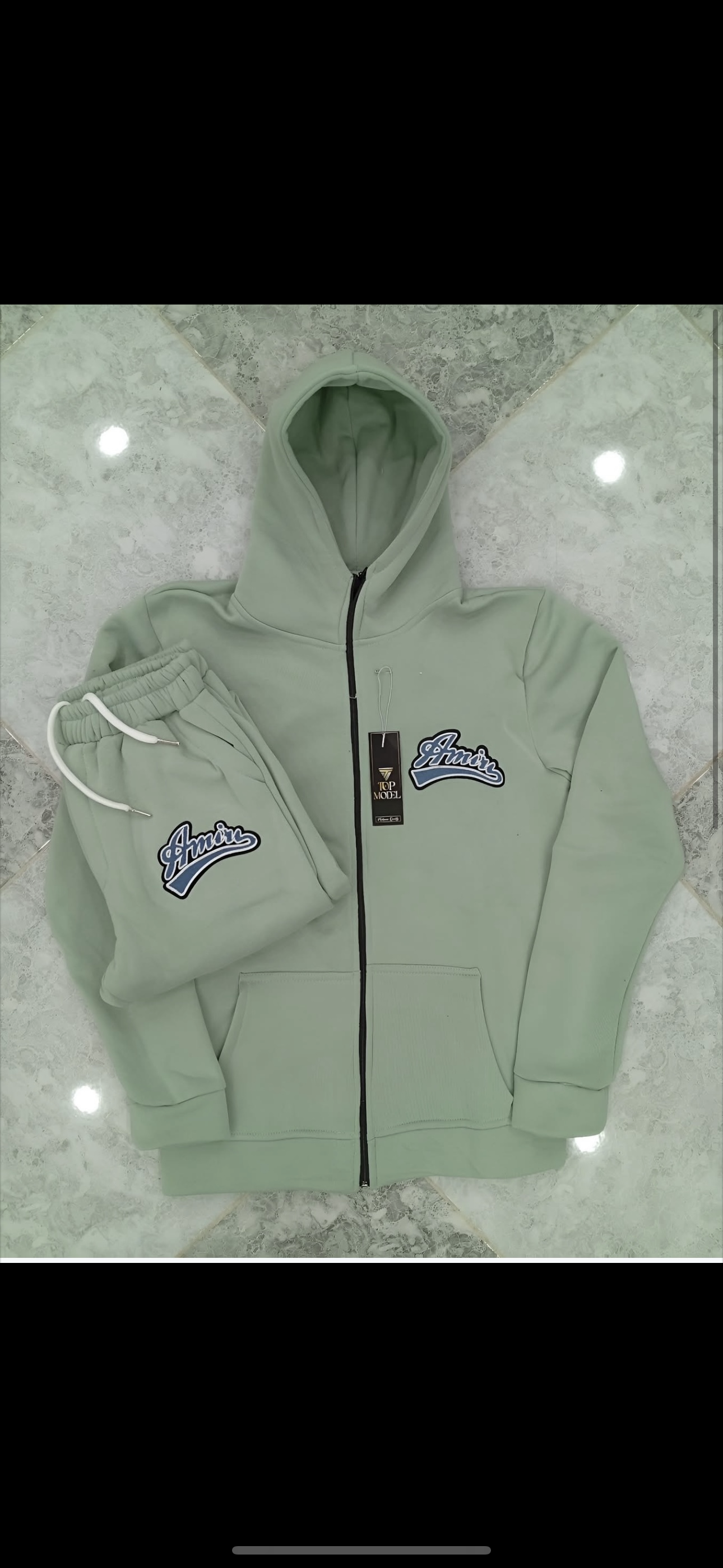 Ensemble Amiri Baggy verte